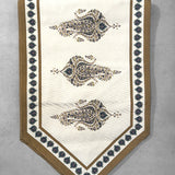 Paisley Black Table Runner