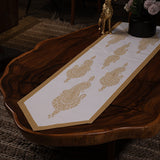 Paisley Gold 4 Seater Table Runner