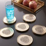 Meena Phagun Metal Coaster