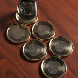 Meena Phagun Metal Coaster