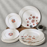 Kantha Spirals Dinner Set (Set of 12)