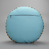 Jamini Cat Aqua Round Cushion