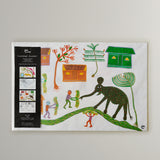 Bhuri Bai Placemat and Playset(Set of 6)
