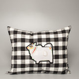 Jamini Cow Checked Cushion