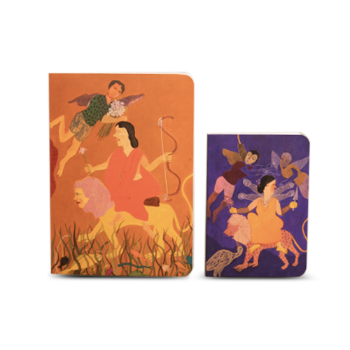 Set of 2 art-inspired paperback notebooks
