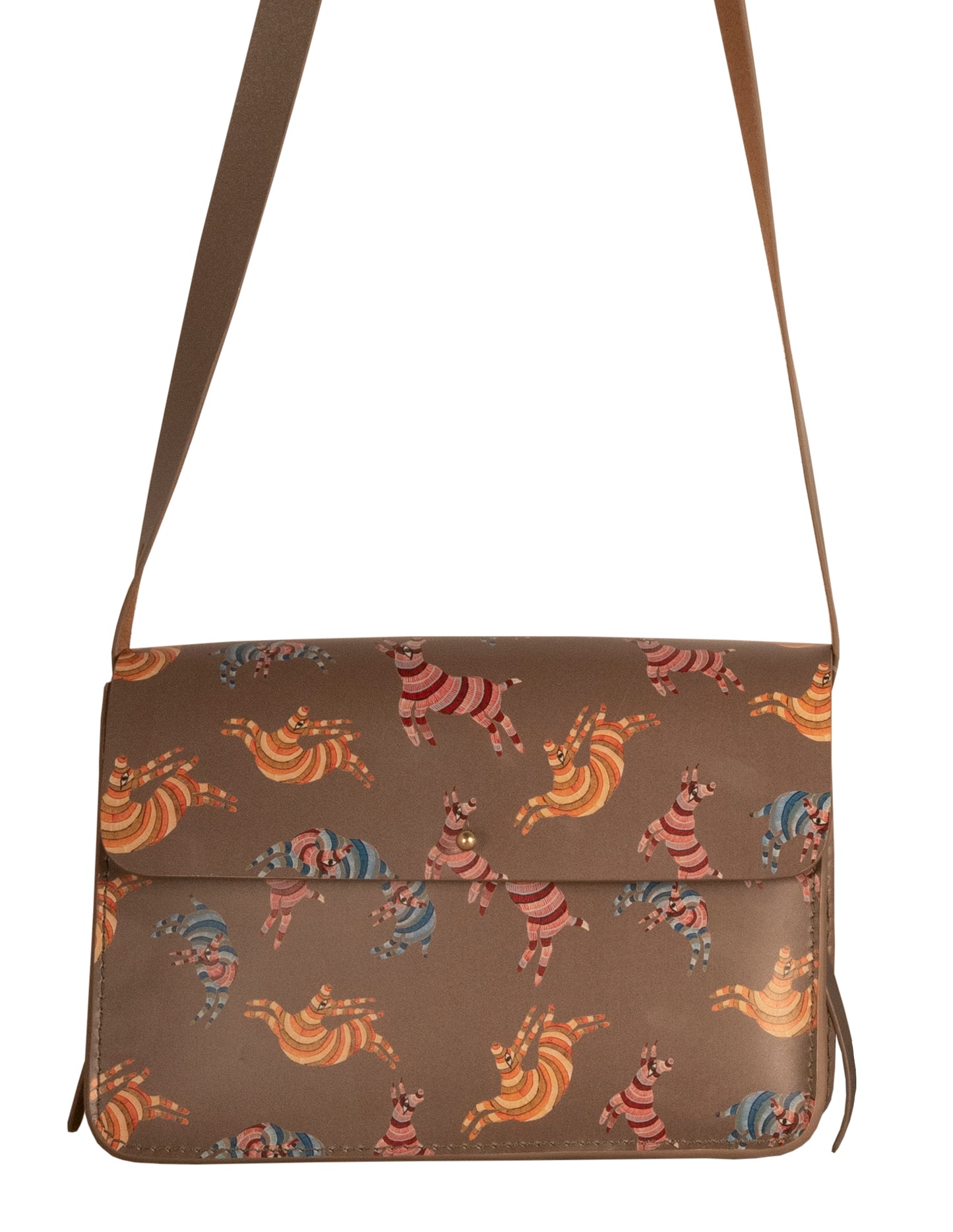 Leather - Rectangle Sling Bag