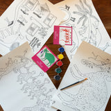 Bhuri Bai – Art Prints | DIY Colouring Kit