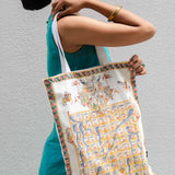 Cotton Tote Bag – Gyanbazi Snakes & Ladders