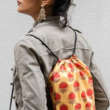 Jamawar Drawstring Bag