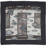 Leaf Print Pocket Square S