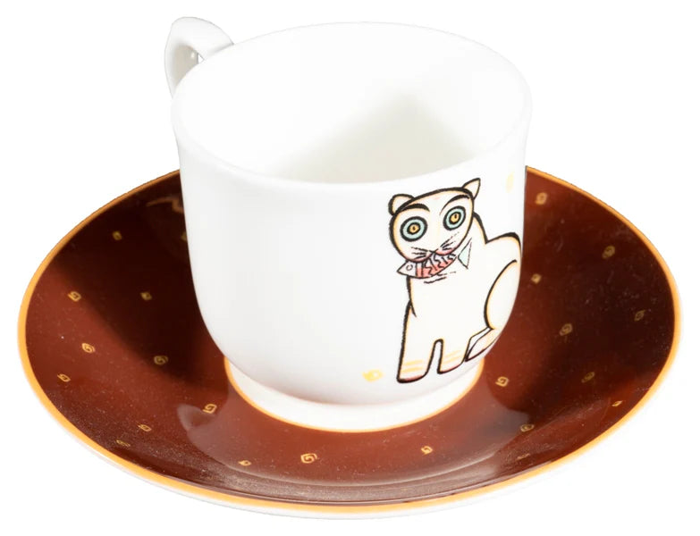 Cat With Fish Tea Set (6)