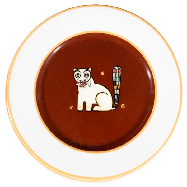 Cat With Fish Quarter Plate