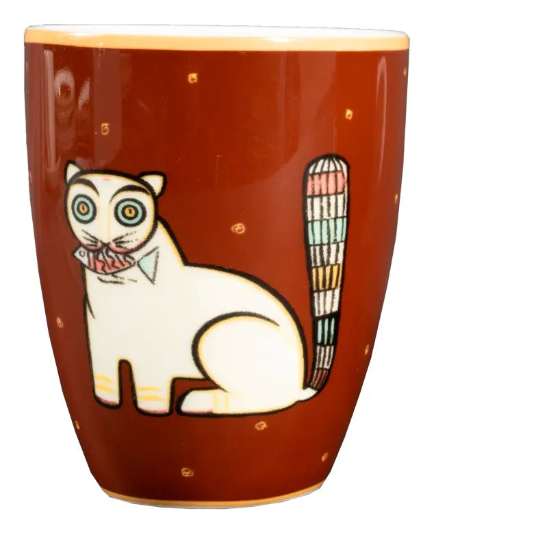 Cat With A Fish Mug