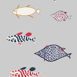 Kantha Textiles – Ankle Length Socks (Grey)