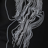 Girl Line Drawing T-Shirt