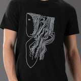 Girl Line Drawing T-Shirt