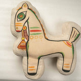 Jamini Roy Horse Shaped Cushion