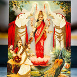 Lakshmi Saraswati Sanyog 3D Art Standee