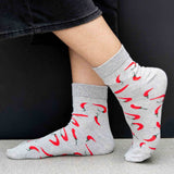 Chetra – Ankle Length Socks (Grey)