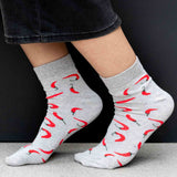 Chetra – Ankle Length Socks (Grey)