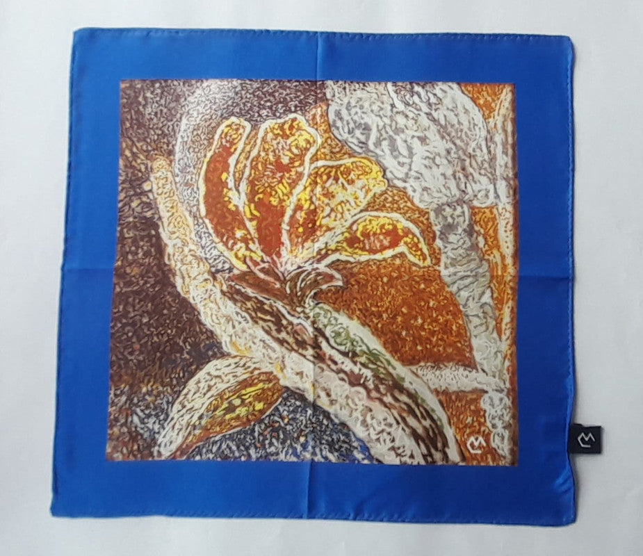 Flower Silk Pocket Square S
