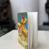 Man Seated on Biplane Notebook