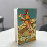 Man Seated on Biplane Notebook