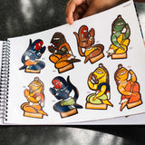 The Sticker Puzzle Book