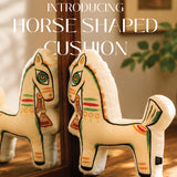 Jamini Roy Horse Shaped Cushion