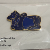Blue Nandi Metal Lapel Pins (Large)