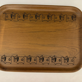 Jamini Cow Wooden Tray