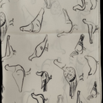 Flock Of Pigeons Silk Stole S