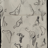 Flock Of Pigeons Silk Stole S