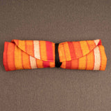Orange Phulkari Jewellery Pouch