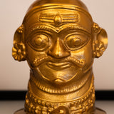 Golden Mukhalingam Metal Sculpture