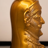 Golden Mukhalingam Metal Sculpture