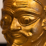 Golden Mukhalingam Metal Sculpture