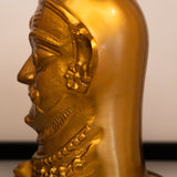 Golden Mukhalingam Metal Sculpture